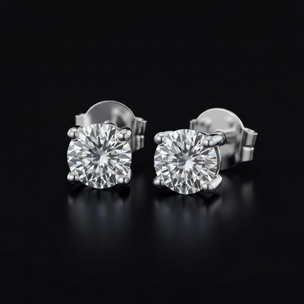 Diamond Stud Earrings